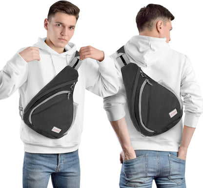 Sling Bag,Small Crossbody Sling Backpack Shoulder Daypack for Travel