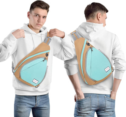 Sling Bag,Small Crossbody Sling Backpack Shoulder Daypack for Travel