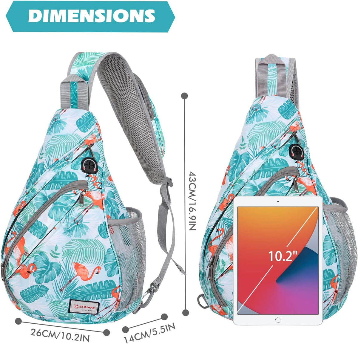 Sling Bag,Small Crossbody Sling Backpack Shoulder Daypack for Travel