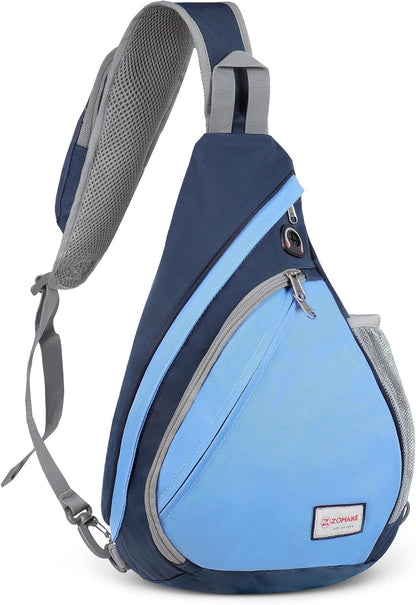 Sling Bag,Small Crossbody Sling Backpack Shoulder Daypack for Travel