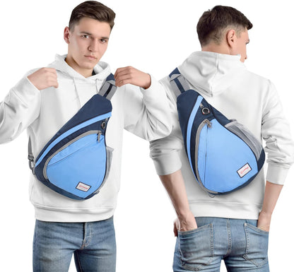 Sling Bag,Small Crossbody Sling Backpack Shoulder Daypack for Travel