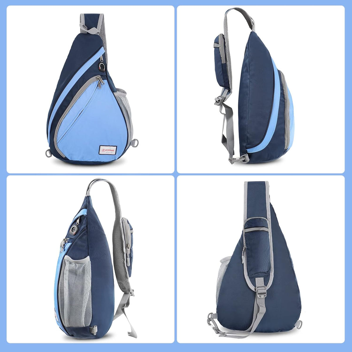 Sling Bag,Small Crossbody Sling Backpack Shoulder Daypack for Travel