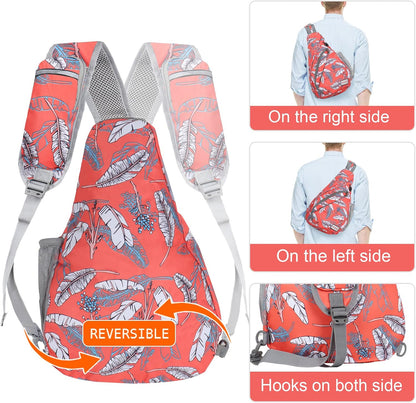 Sling Bag,Small Crossbody Sling Backpack Shoulder Daypack for Travel