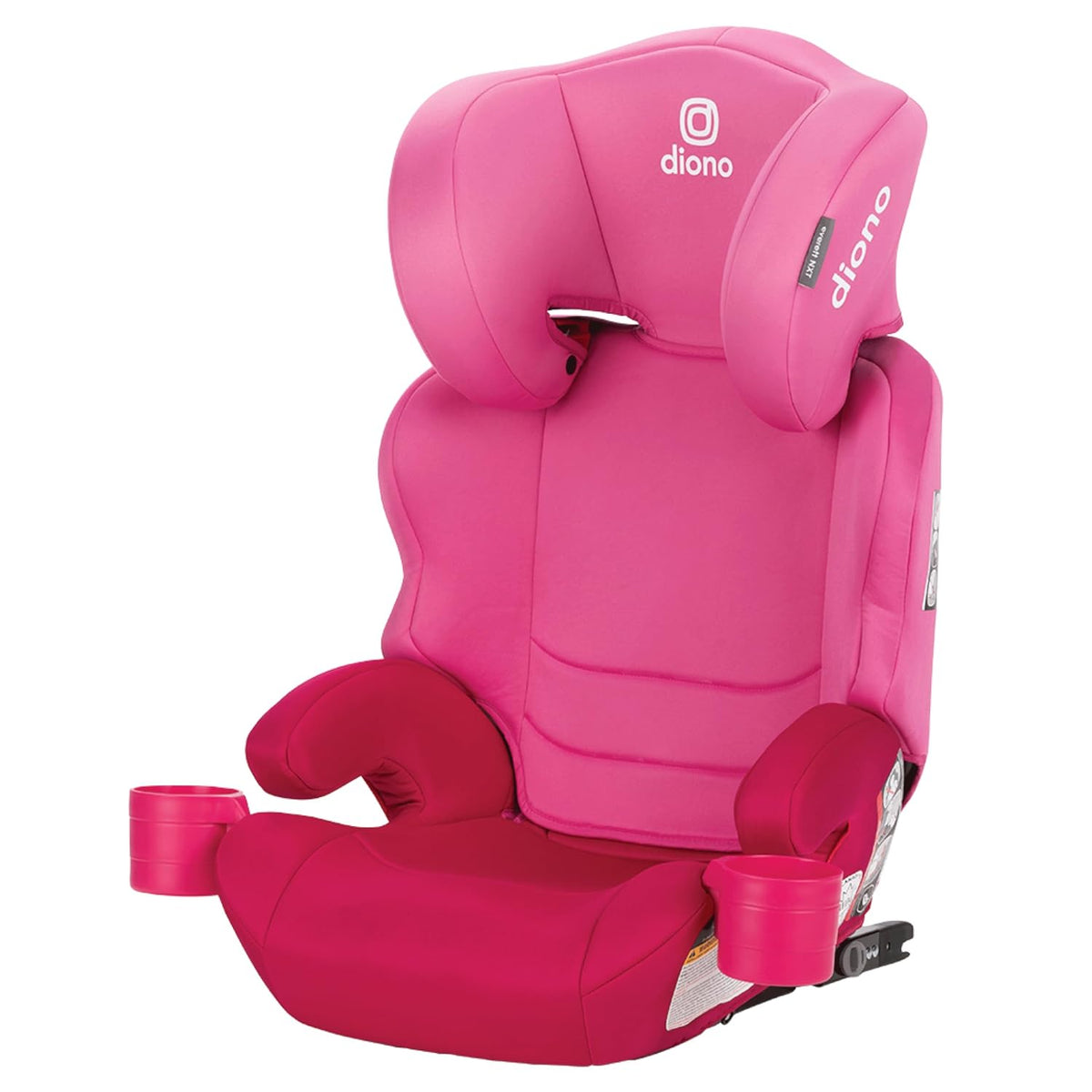 Everett NXT High Back Booster Car Seat with Rigid Latch, Lightweight Slim Fit Design, 8 Years 1 Booster Seat, Black