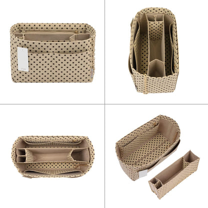 Purse Organizer Insert, Felt Purse Organizer with Zipper and Sewn Bottom Insert, Fit Speedy Neverfull Graceful,6 Sizes