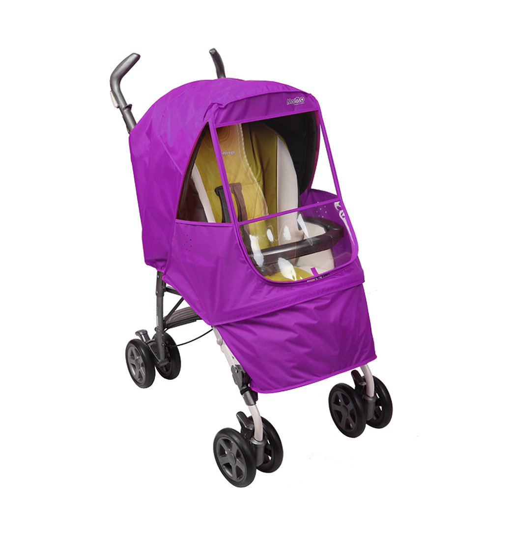 Elegance Alpha Stroller Weather Shield/Rain Cover - Purple