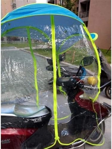 Universal Mobility Scooter Canopy Waterproof Foldable Rain Cover with Reflective Strip Sun Shade for Outdoor Travel All Weather Protection Easy Storage
