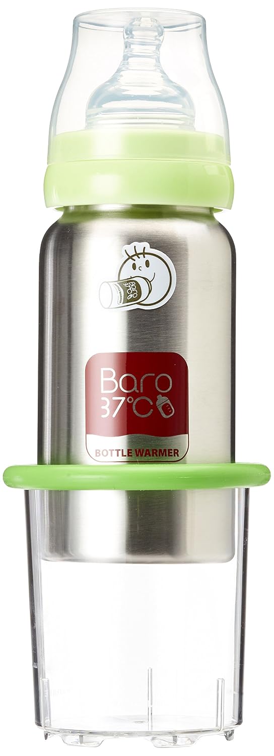Portable Bottle Warmer for Travel – Fast Heating for Breast Milk & Water, Patented Flameless Heating System (No Gas/Fire/Electricity), 300ml, Heat Only What You Need, Keep Milk Fresh and Warm