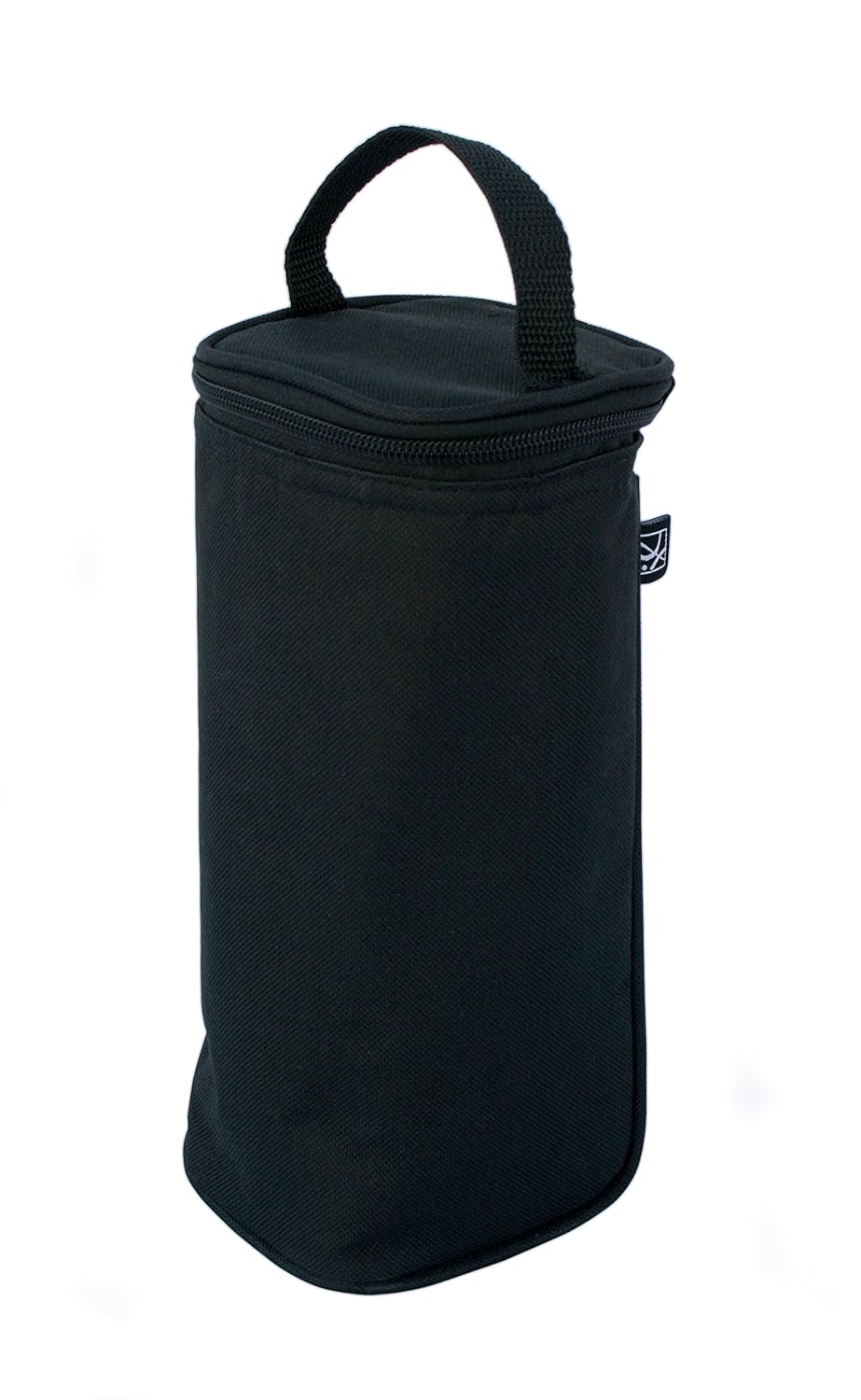 J.L. Childress Baby Bottle Bag, Breastmilk Cooler, Fits 1-2 Bottles, Black