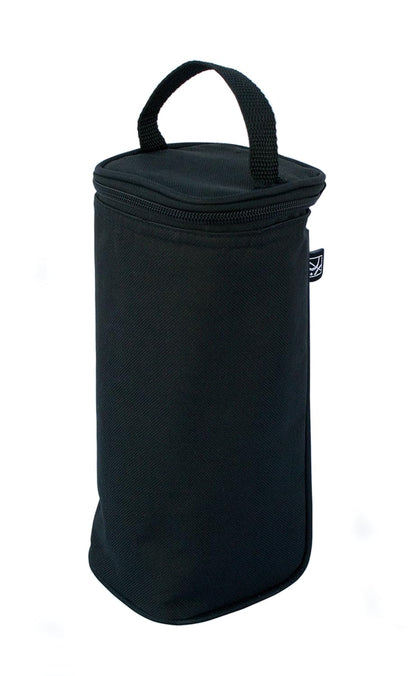 J.L. Childress Baby Bottle Bag, Breastmilk Cooler, Fits 1-2 Bottles, Black