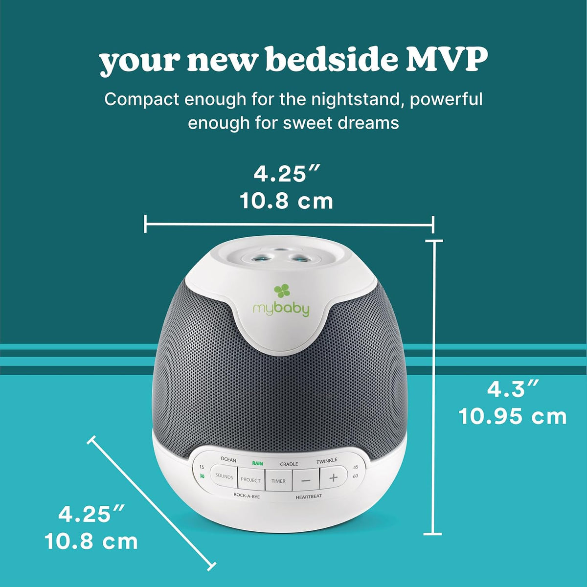 MyBaby Lullaby Sound Machine & Projector Baby Sleep Machine
