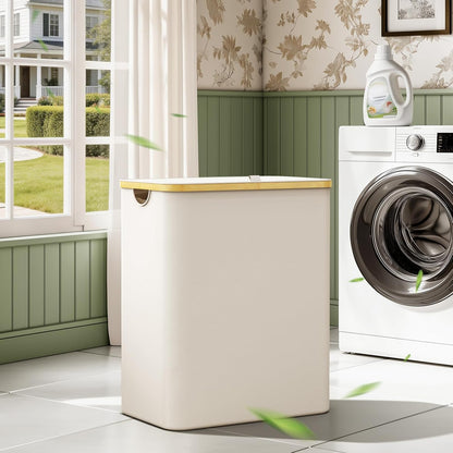 Hampers for Laundry Basket with Lid, 145L Large Laundry Hamper 3 Section