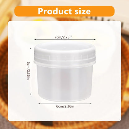 24 Pack 4 oz(120 ml) Food Storage Jars with Screw Lids