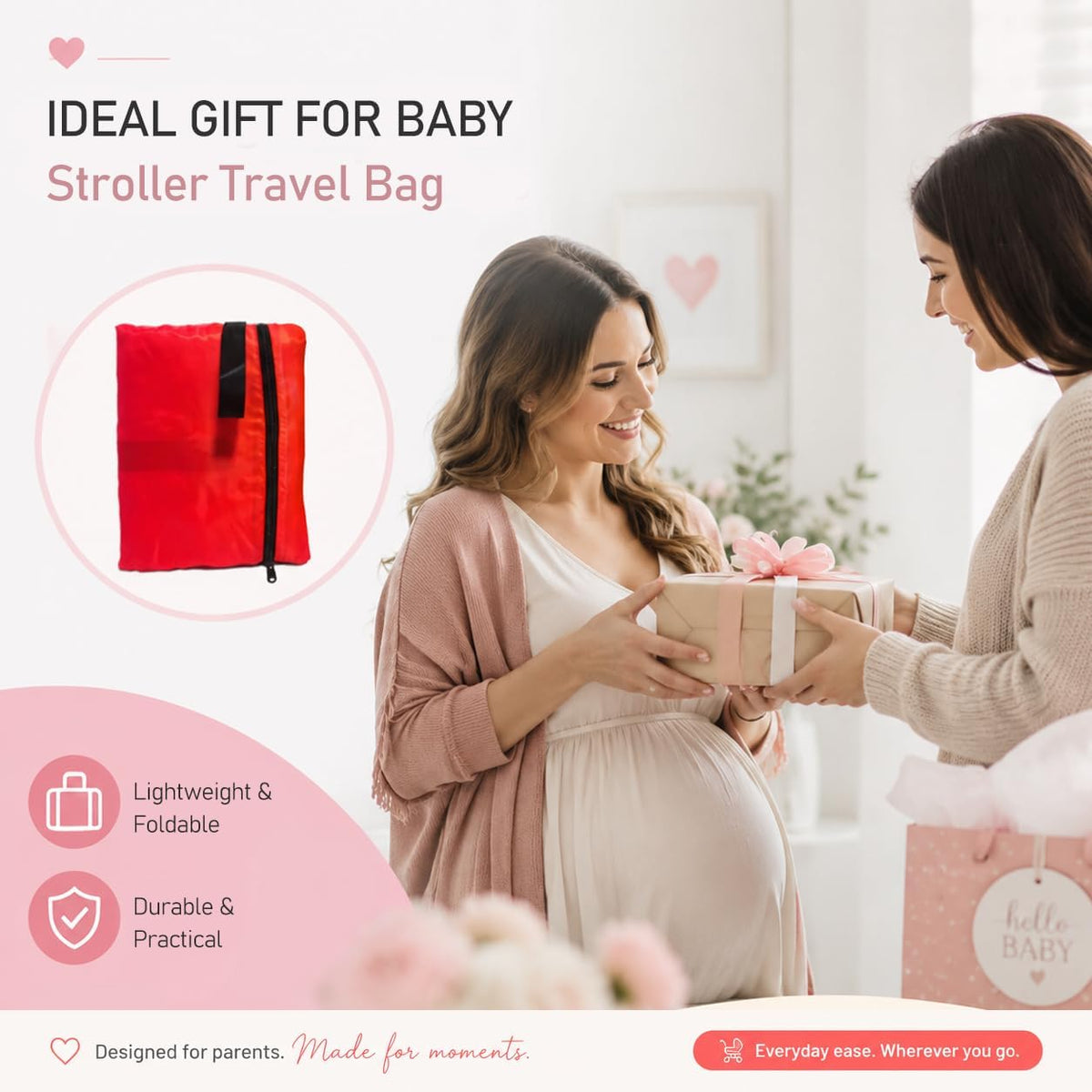 Stroller Bag for Airplane, Stroller Travel Bag / Cover for Airport Check