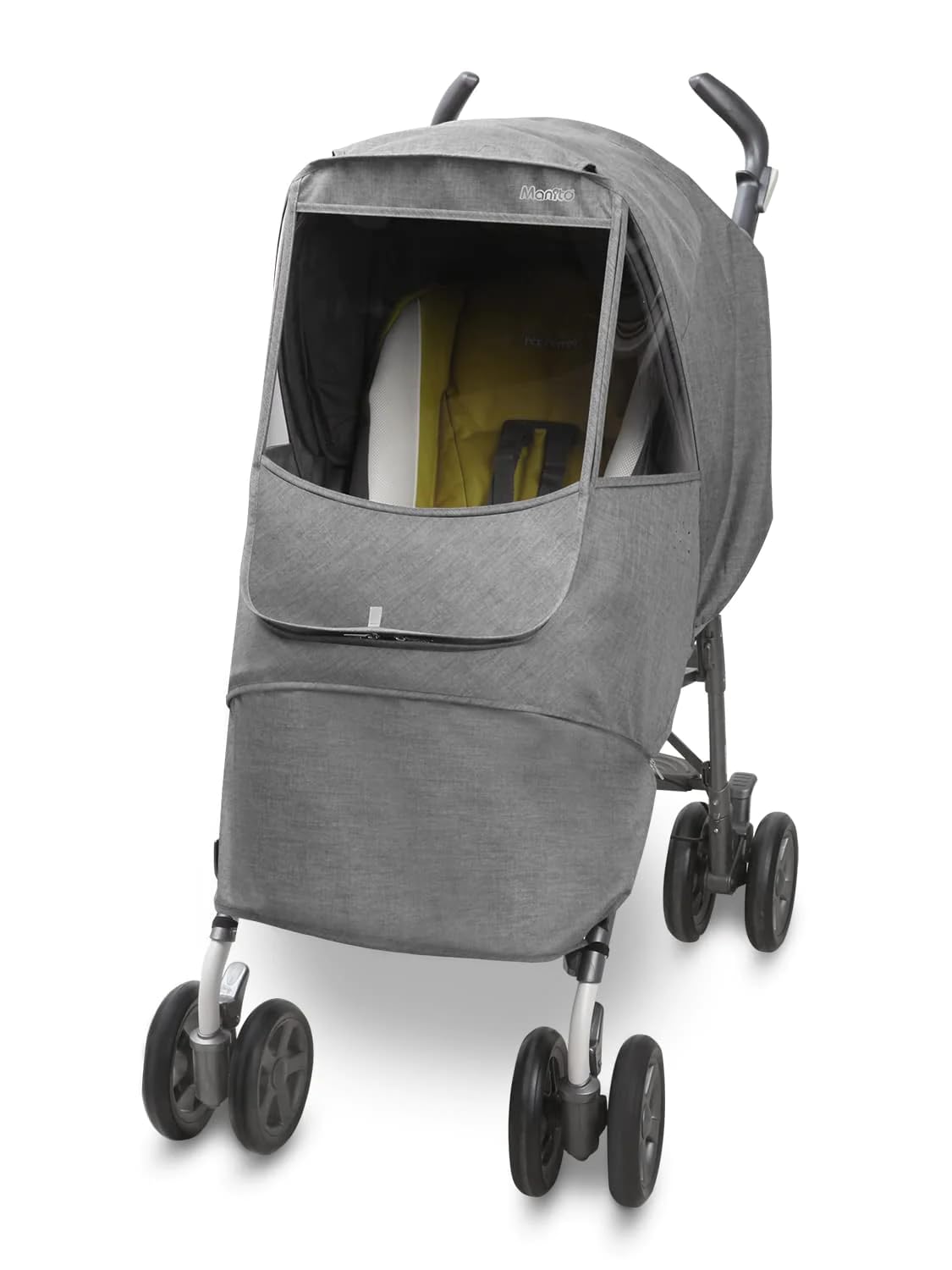 Melange Alpha Stroller Weather Shield (Navy)