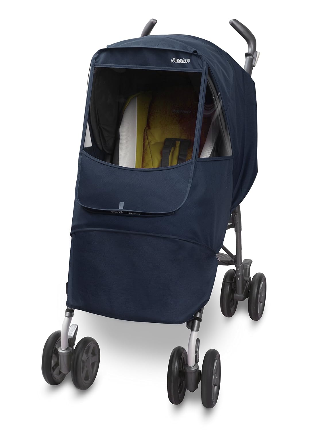 Melange Alpha Stroller Weather Shield (Navy)