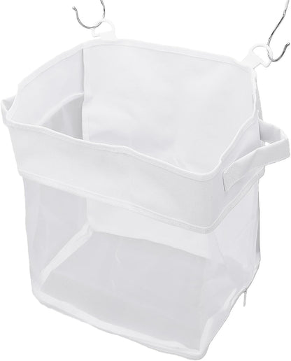 Bath Toy Organizer with Quick Dry Mesh, Wall Mount or Floor