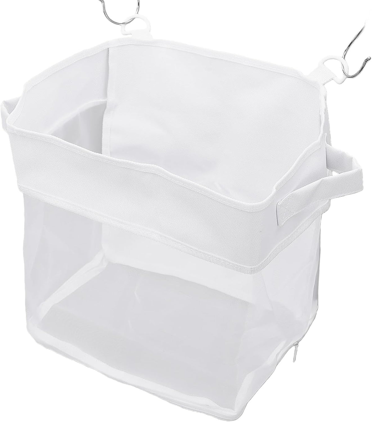 Bath Toy Organizer with Quick Dry Mesh, Wall Mount or Floor