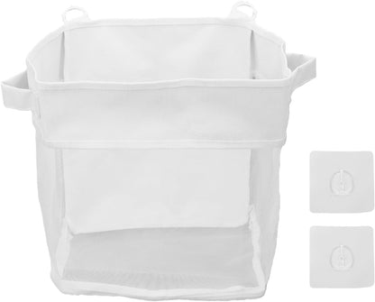 Bath Toy Organizer with Quick Dry Mesh, Wall Mount or Floor