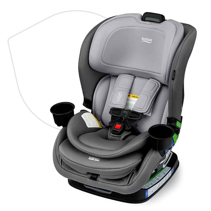 Poplar S Convertible Car Seat, Slim 17” Design — Cowmooflage