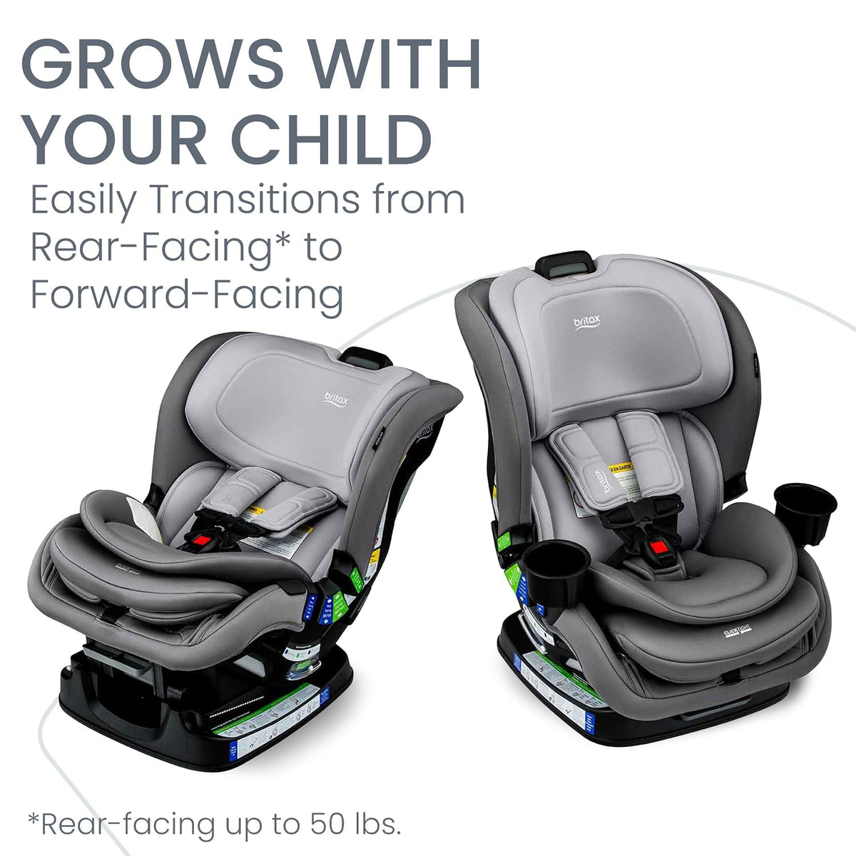 Poplar S Convertible Car Seat, Slim 17” Design — Cowmooflage
