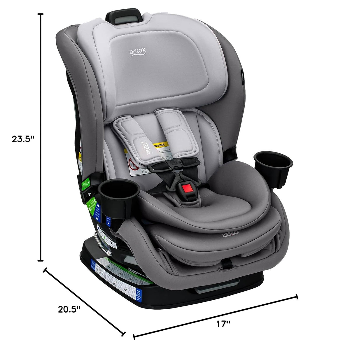 Poplar S Convertible Car Seat, Slim 17” Design — Cowmooflage