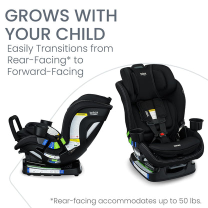 Poplar S Convertible Car Seat, Slim 17” Design — Cowmooflage