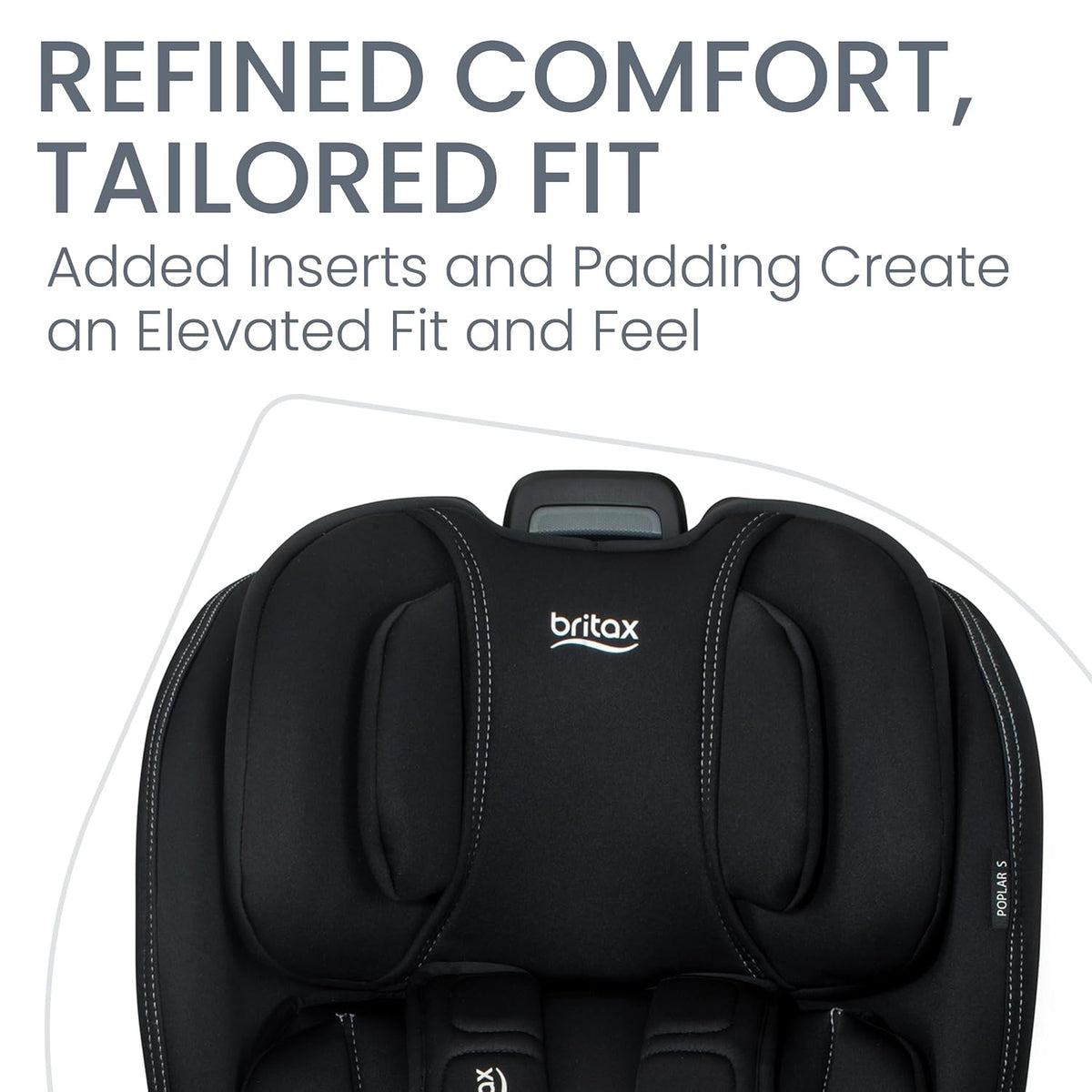 Poplar S Convertible Car Seat, Slim 17” Design — Cowmooflage