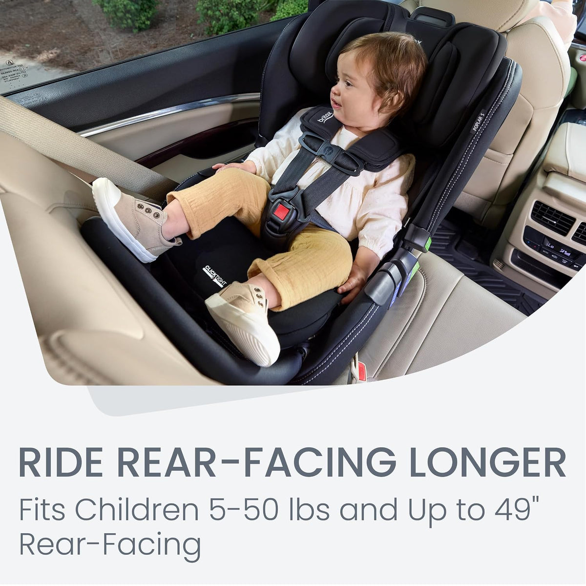Poplar S Convertible Car Seat, Slim 17” Design — Cowmooflage