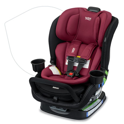 Poplar S Convertible Car Seat, Slim 17” Design — Cowmooflage