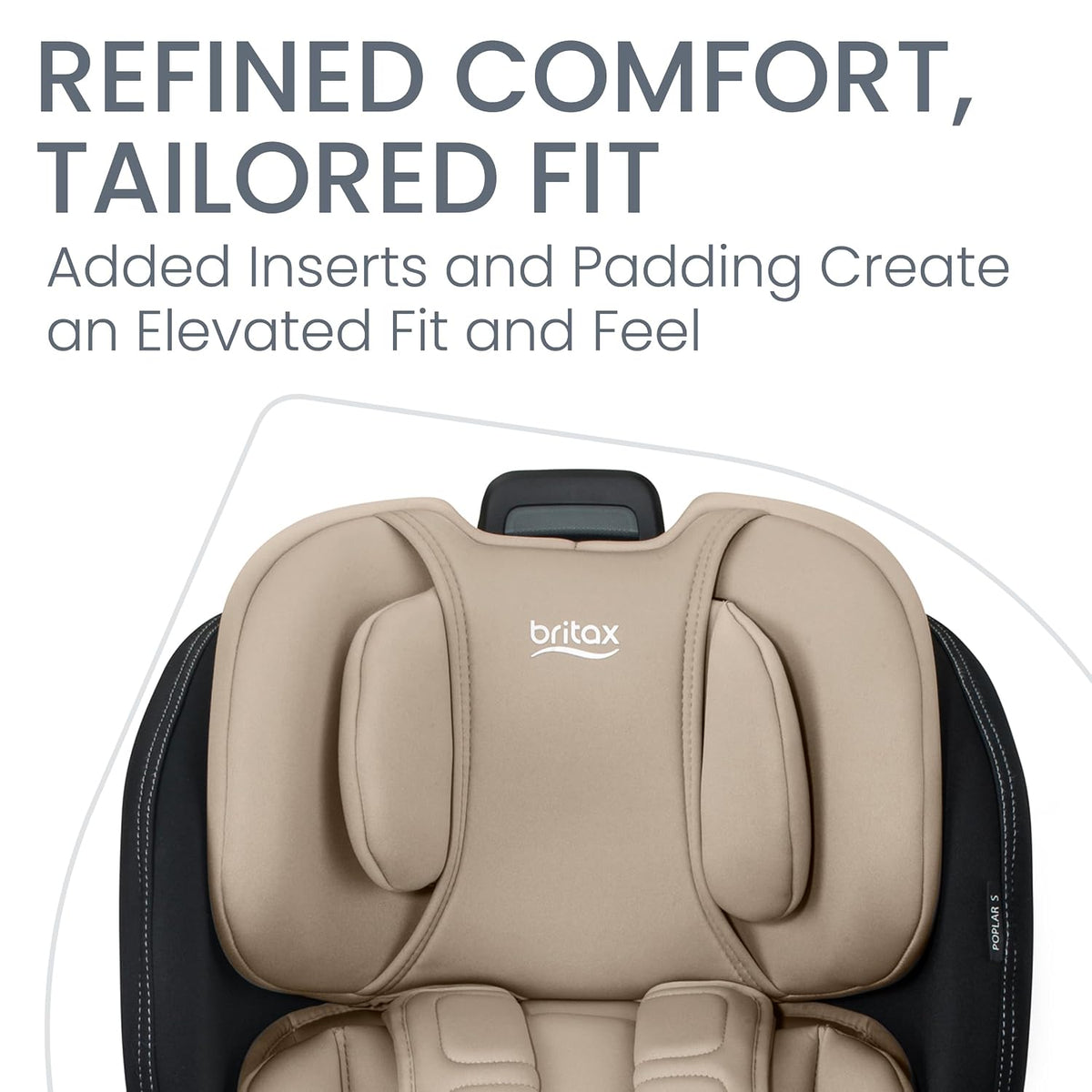 Poplar S Convertible Car Seat, Slim 17” Design — Cowmooflage