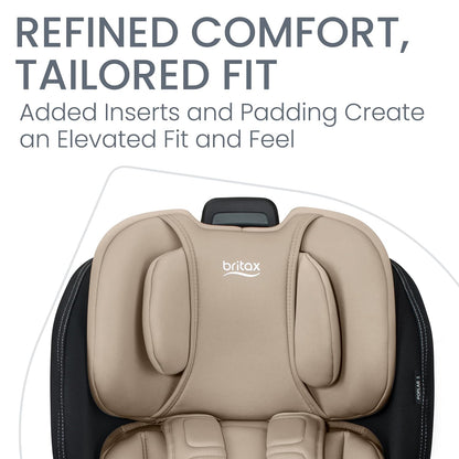 Poplar S Convertible Car Seat, Slim 17” Design — Cowmooflage