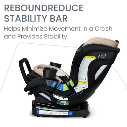 Poplar S Convertible Car Seat, Slim 17” Design — Cowmooflage