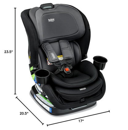 Poplar S Convertible Car Seat, Slim 17” Design — Cowmooflage