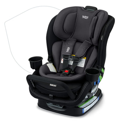 Poplar S Convertible Car Seat, Slim 17” Design — Cowmooflage