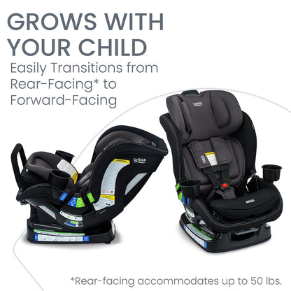 Poplar S Convertible Car Seat, Slim 17” Design — Cowmooflage