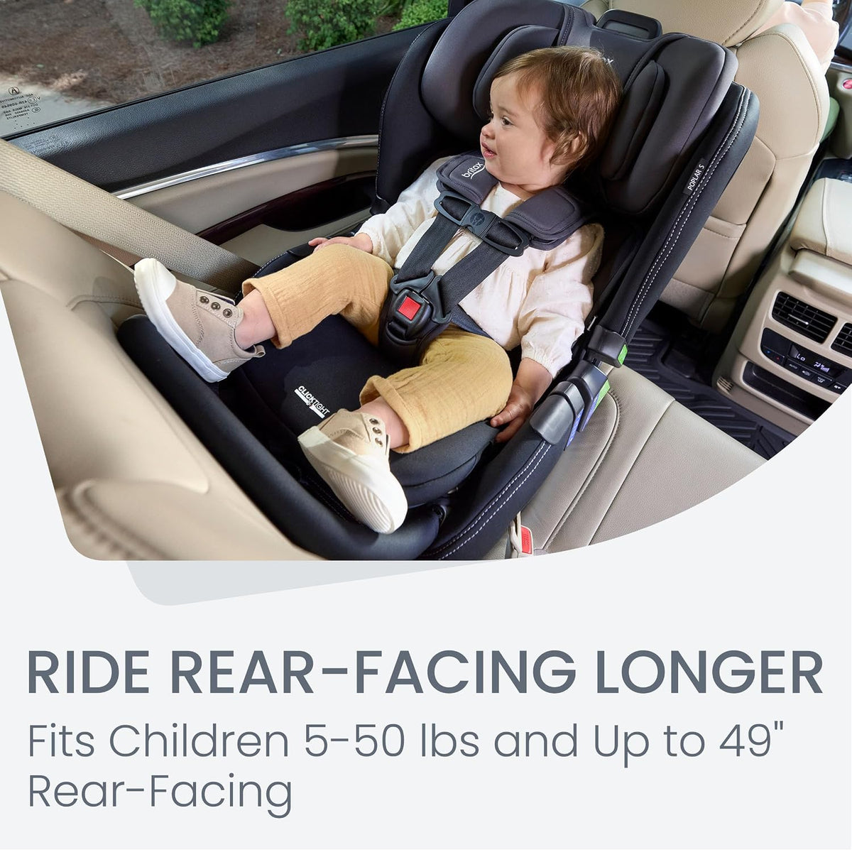 Poplar S Convertible Car Seat, Slim 17” Design — Cowmooflage
