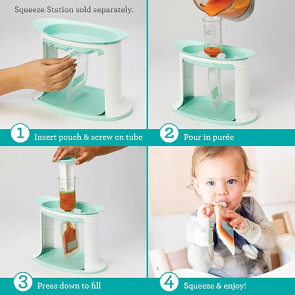 Squeeze Station, Purple, Homemade Pouches Made Simple
