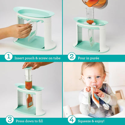 Squeeze Station, Purple, Homemade Pouches Made Simple