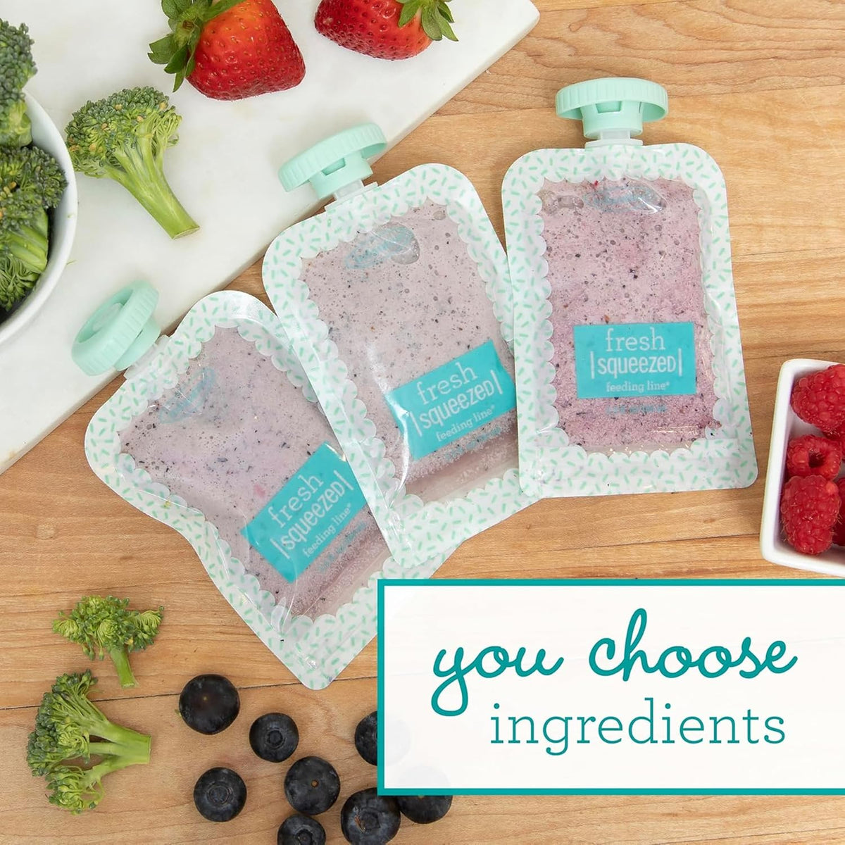 Squeeze Station, Purple, Homemade Pouches Made Simple