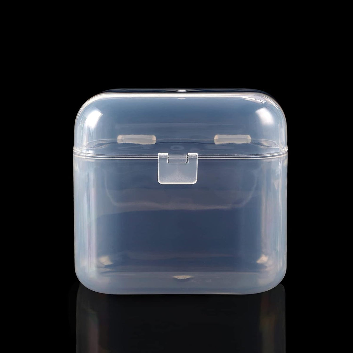 Pacifier Container - 2 Pacifier Holder Case for Travel, BPA Free, Transparent