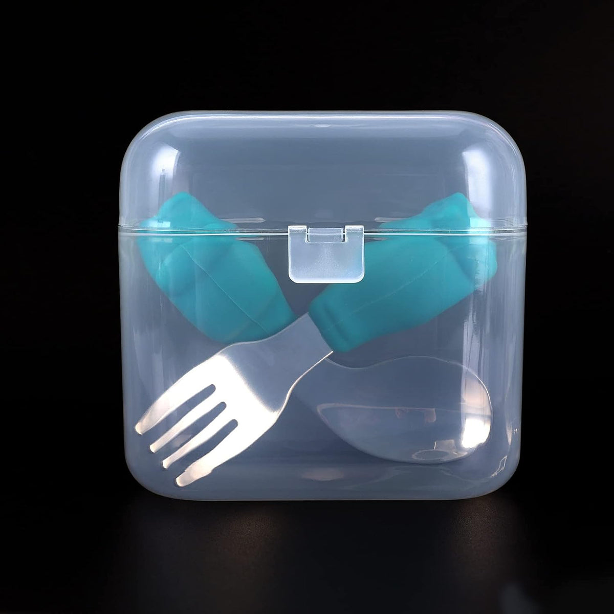 Pacifier Container - 2 Pacifier Holder Case for Travel, BPA Free, Transparent