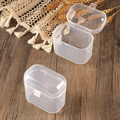 Pacifier Container - 2 Pacifier Holder Case for Travel, BPA Free, Transparent