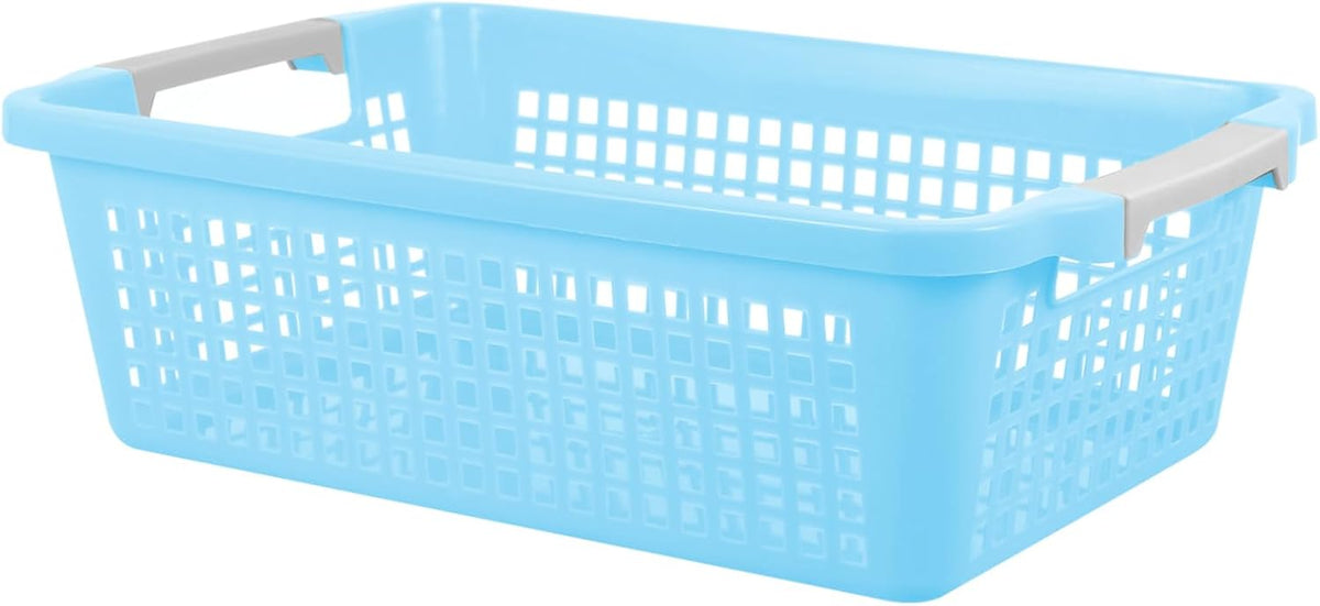 Nursery Storage Toy Storage Basket Lid Container Capacity Baskets for Shelves