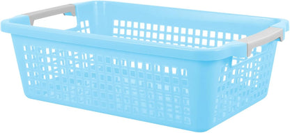 Nursery Storage Toy Storage Basket Lid Container Capacity Baskets for Shelves