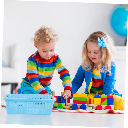 Nursery Storage Toy Storage Basket Lid Container Capacity Baskets for Shelves