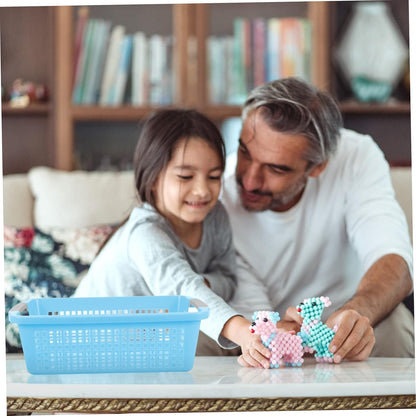 Nursery Storage Toy Storage Basket Lid Container Capacity Baskets for Shelves