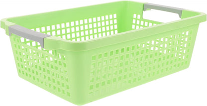 Nursery Storage Toy Storage Basket Lid Container Capacity Baskets for Shelves
