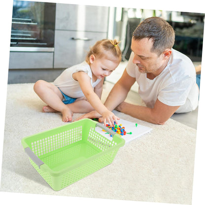 Nursery Storage Toy Storage Basket Lid Container Capacity Baskets for Shelves