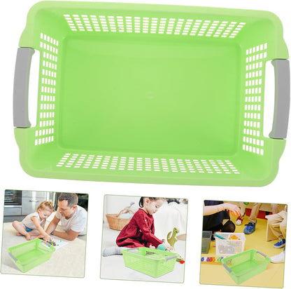 Nursery Storage Toy Storage Basket Lid Container Capacity Baskets for Shelves